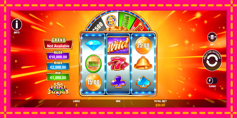 Triple Money Jackpot - thiết bị chơi game với phần thưởng độc đáo, hình ảnh 2