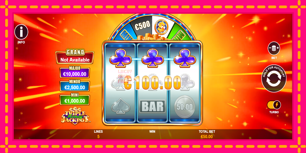 Triple Money Jackpot - thiết bị chơi game với phần thưởng độc đáo, hình ảnh 4