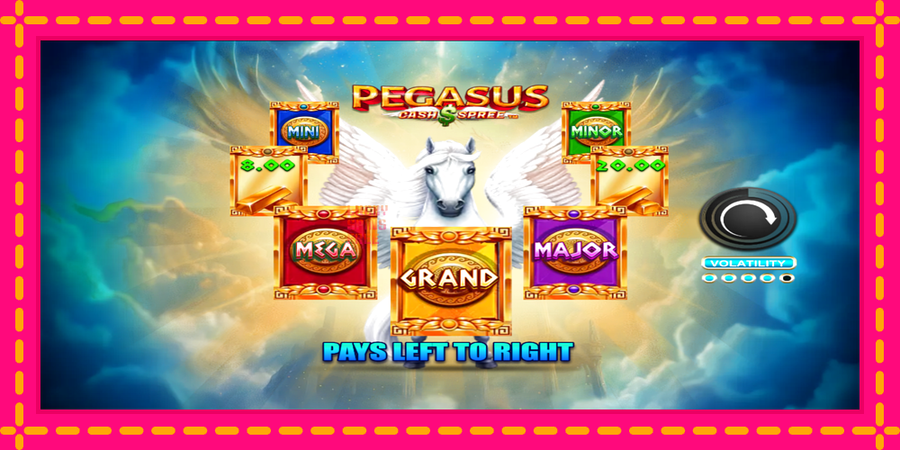 Pegasus Cash Spree - thiết bị chơi game với phần thưởng độc đáo, hình ảnh 1