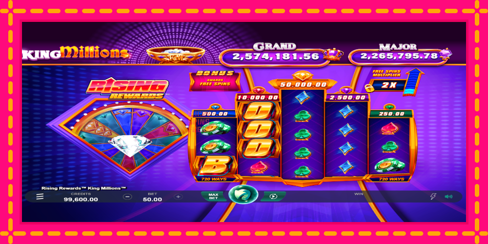 Rising Rewards King Millions - thiết bị chơi game với phần thưởng độc đáo, hình ảnh 1