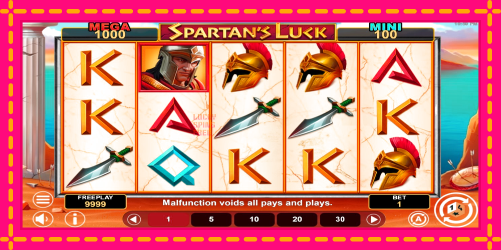 Spartans Luck Hold & Win - thiết bị chơi game với phần thưởng độc đáo, hình ảnh 2