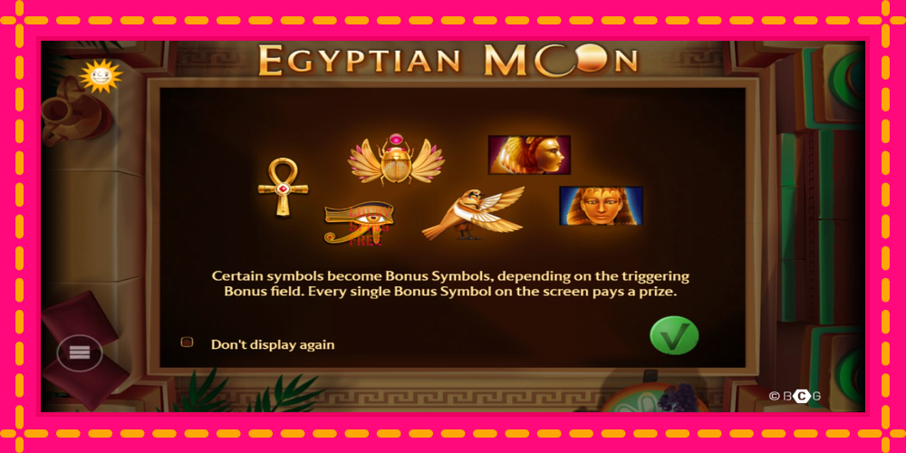 Egyptian Moon - thiết bị chơi game với phần thưởng độc đáo, hình ảnh 1