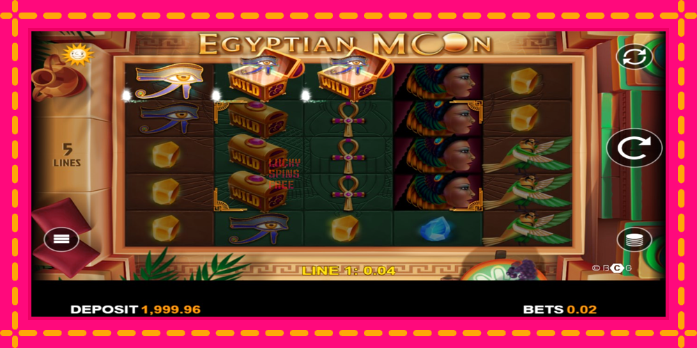 Egyptian Moon - thiết bị chơi game với phần thưởng độc đáo, hình ảnh 3