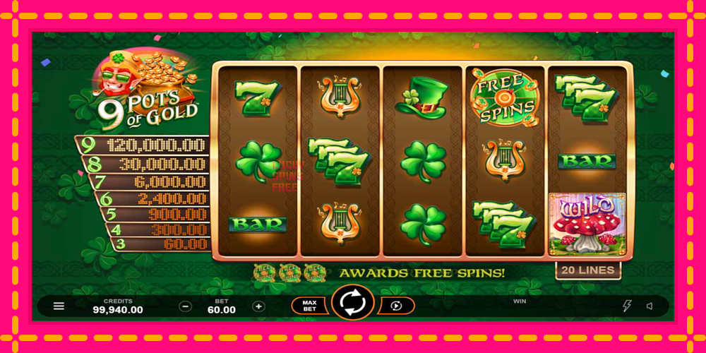 9 Pots of Gold Land & Win - thiết bị chơi game với phần thưởng độc đáo, hình ảnh 2