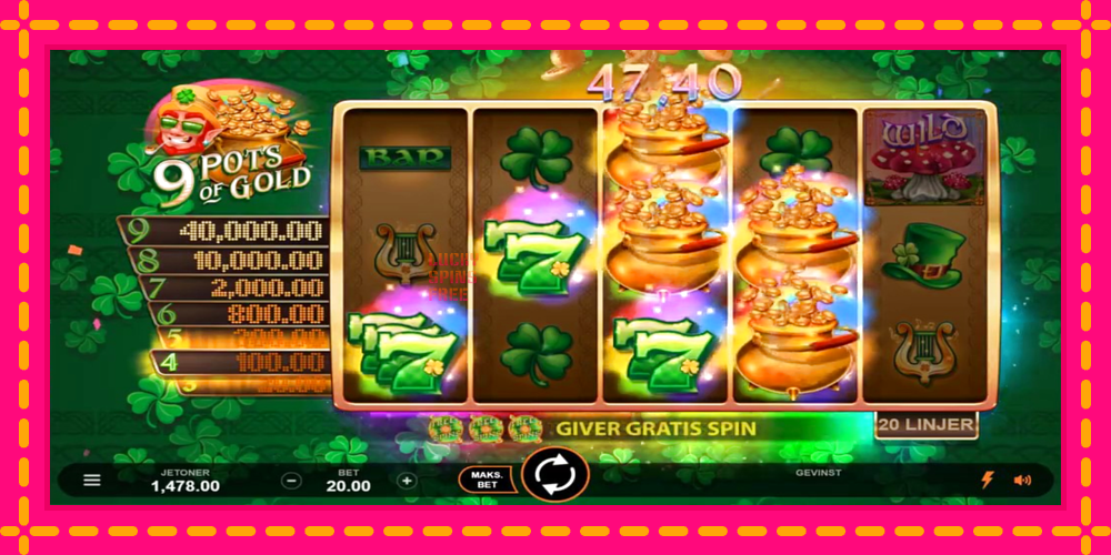 9 Pots of Gold Land & Win - thiết bị chơi game với phần thưởng độc đáo, hình ảnh 3