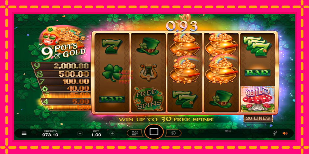 9 Pots of Gold Land & Win - thiết bị chơi game với phần thưởng độc đáo, hình ảnh 6