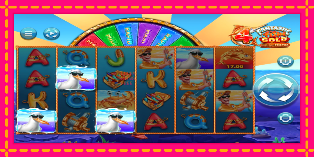 4 Fantastic Fish Gold Dream Drop - thiết bị chơi game với phần thưởng độc đáo, hình ảnh 2