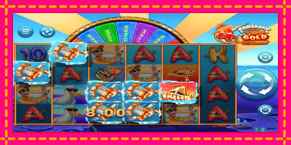 4 Fantastic Fish Gold Dream Drop - thiết bị chơi game với phần thưởng độc đáo, hình ảnh 3