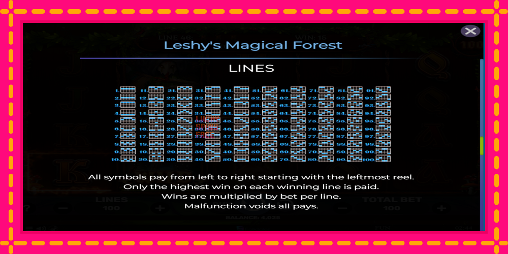 Leshys Magical Forest - thiết bị chơi game với phần thưởng độc đáo, hình ảnh 7