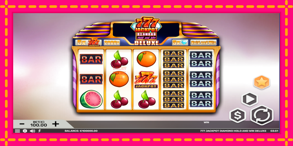 777 Jackpot Diamond Hold and Win Deluxe - thiết bị chơi game với phần thưởng độc đáo, hình ảnh 2