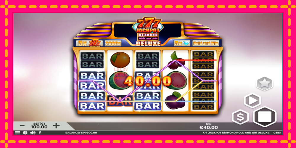 777 Jackpot Diamond Hold and Win Deluxe - thiết bị chơi game với phần thưởng độc đáo, hình ảnh 3