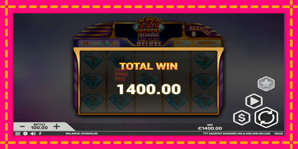 777 Jackpot Diamond Hold and Win Deluxe - thiết bị chơi game với phần thưởng độc đáo, hình ảnh 5