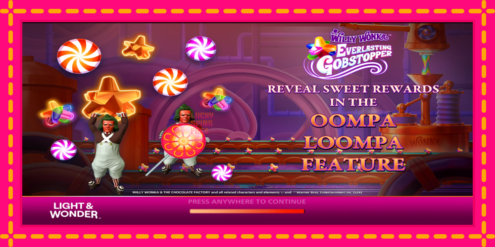 Willy Wonka Everlasting Gobstopper - thiết bị chơi game với phần thưởng độc đáo, hình ảnh 1