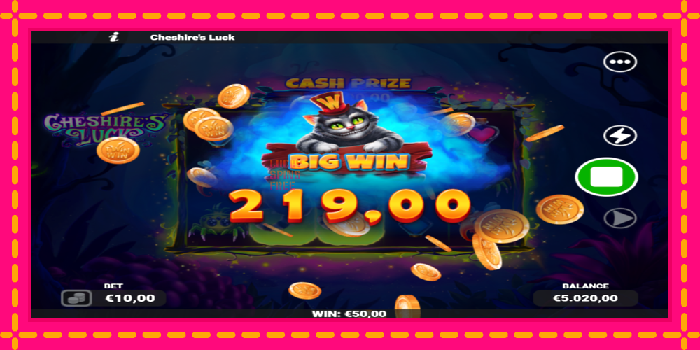 Cheshires Luck - thiết bị chơi game với phần thưởng độc đáo, hình ảnh 4