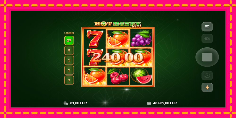 Hot Money Slot - thiết bị chơi game với phần thưởng độc đáo, hình ảnh 3