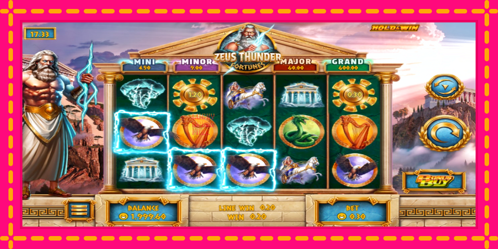 Zeus Thunder Fortunes - thiết bị chơi game với phần thưởng độc đáo, hình ảnh 2