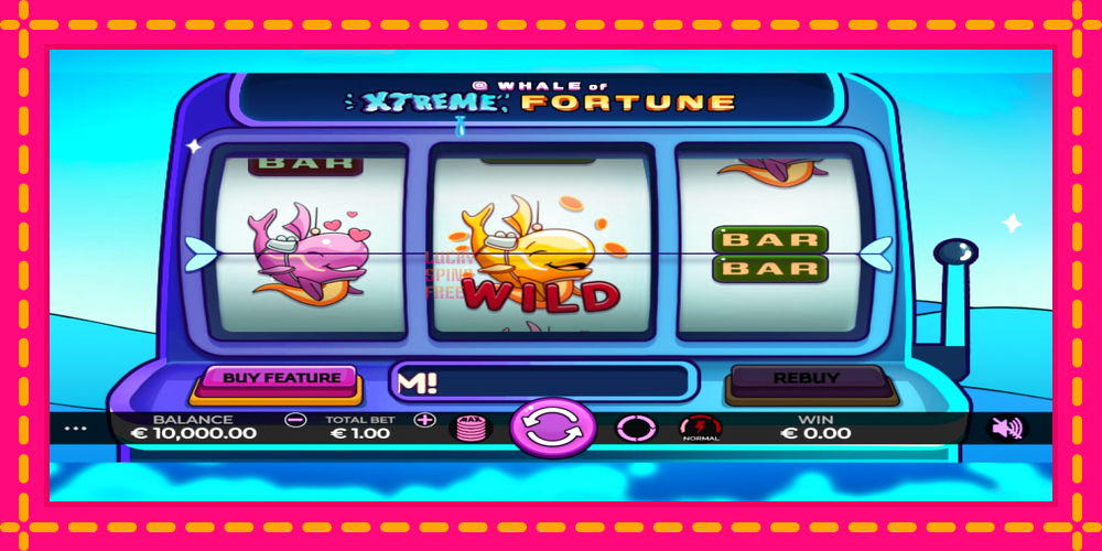 Whale of Xtreme Fortune - thiết bị chơi game với phần thưởng độc đáo, hình ảnh 1