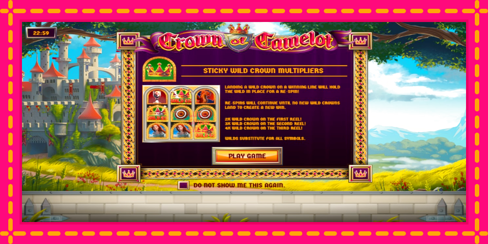 Crown of Camelot - thiết bị chơi game với phần thưởng độc đáo, hình ảnh 1