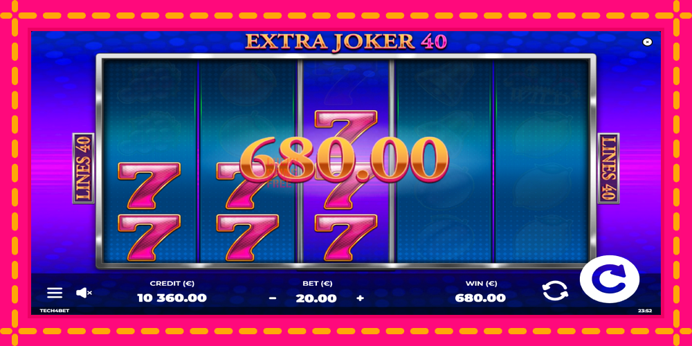 Extra Joker 40 - thiết bị chơi game với phần thưởng độc đáo, hình ảnh 2