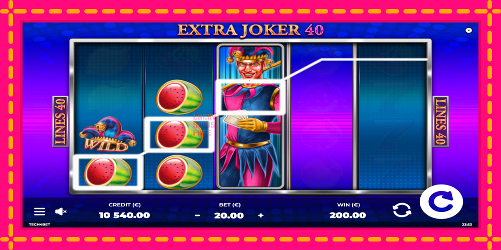 Extra Joker 40 - thiết bị chơi game với phần thưởng độc đáo, hình ảnh 3