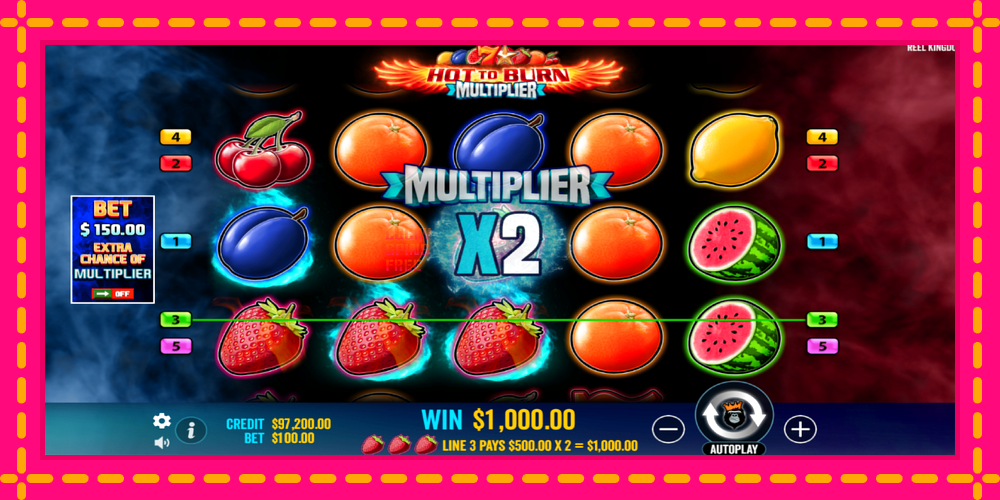 Hot to Burn Multiplier - thiết bị chơi game với phần thưởng độc đáo, hình ảnh 4