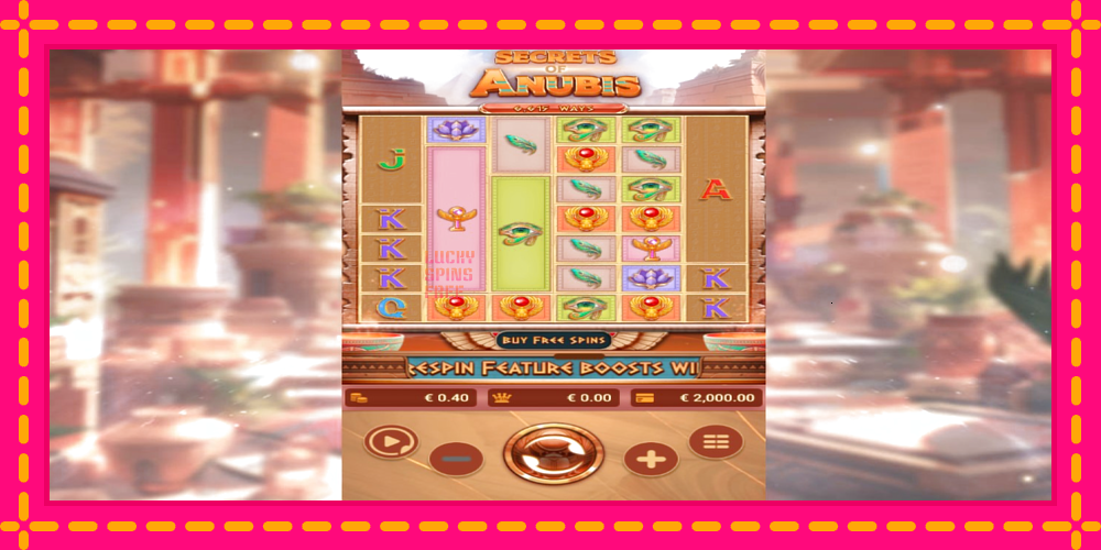 Secrets of Anubis - thiết bị chơi game với phần thưởng độc đáo, hình ảnh 1