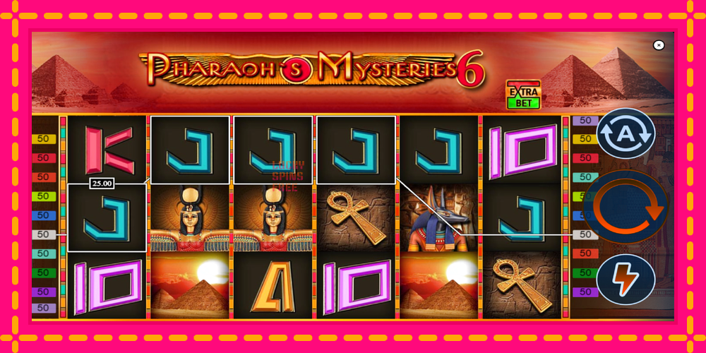 Pharaons Mysteries 6 - thiết bị chơi game với phần thưởng độc đáo, hình ảnh 4