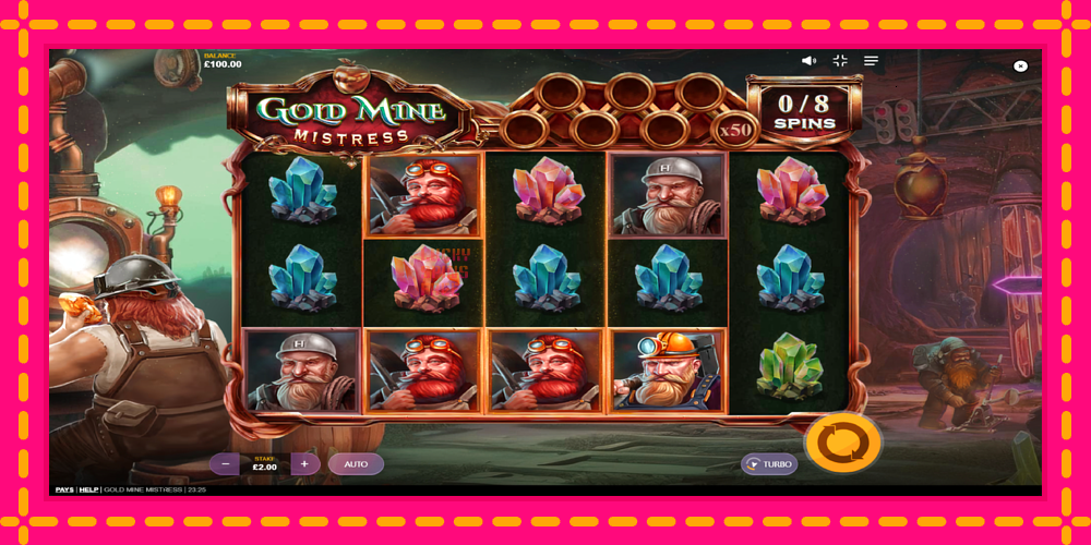 Gold Mine Mistress - thiết bị chơi game với phần thưởng độc đáo, hình ảnh 2