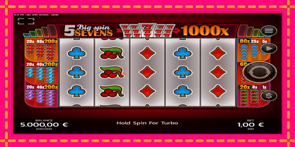 Big Spin Sevens - thiết bị chơi game với phần thưởng độc đáo, hình ảnh 1