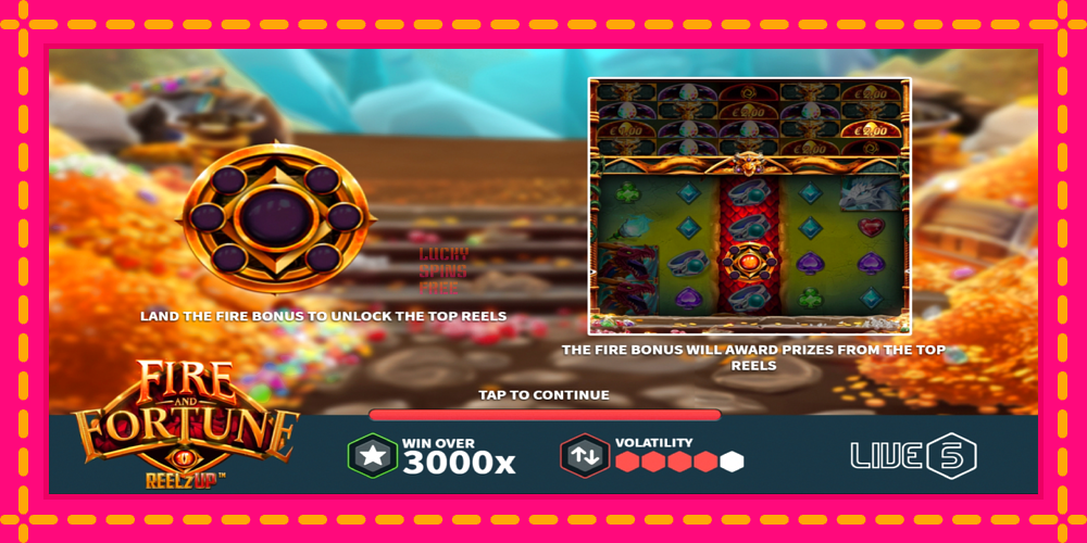 Fire and Fortune ReelzUp - thiết bị chơi game với phần thưởng độc đáo, hình ảnh 1