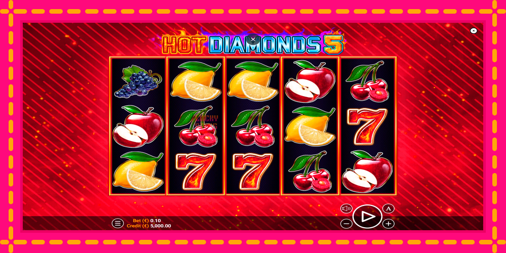 Hot Diamonds 5 - thiết bị chơi game với phần thưởng độc đáo, hình ảnh 1