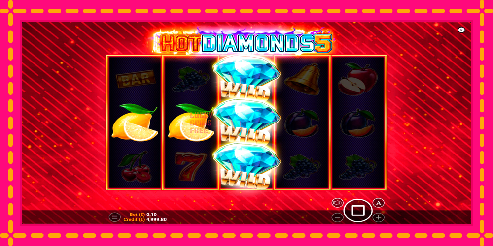 Hot Diamonds 5 - thiết bị chơi game với phần thưởng độc đáo, hình ảnh 2