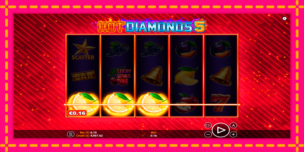 Hot Diamonds 5 - thiết bị chơi game với phần thưởng độc đáo, hình ảnh 3