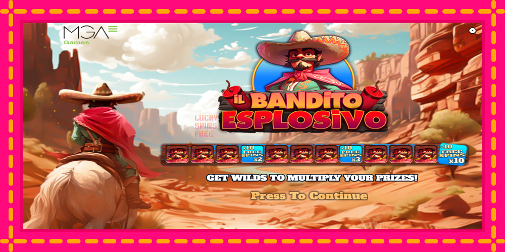 Il Bandito Esplosivo - thiết bị chơi game với phần thưởng độc đáo, hình ảnh 1