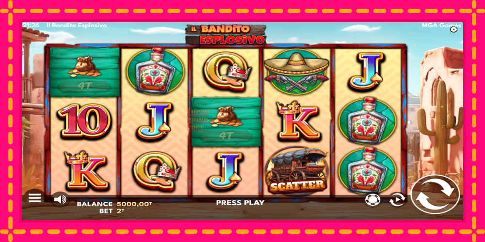 Il Bandito Esplosivo - thiết bị chơi game với phần thưởng độc đáo, hình ảnh 2