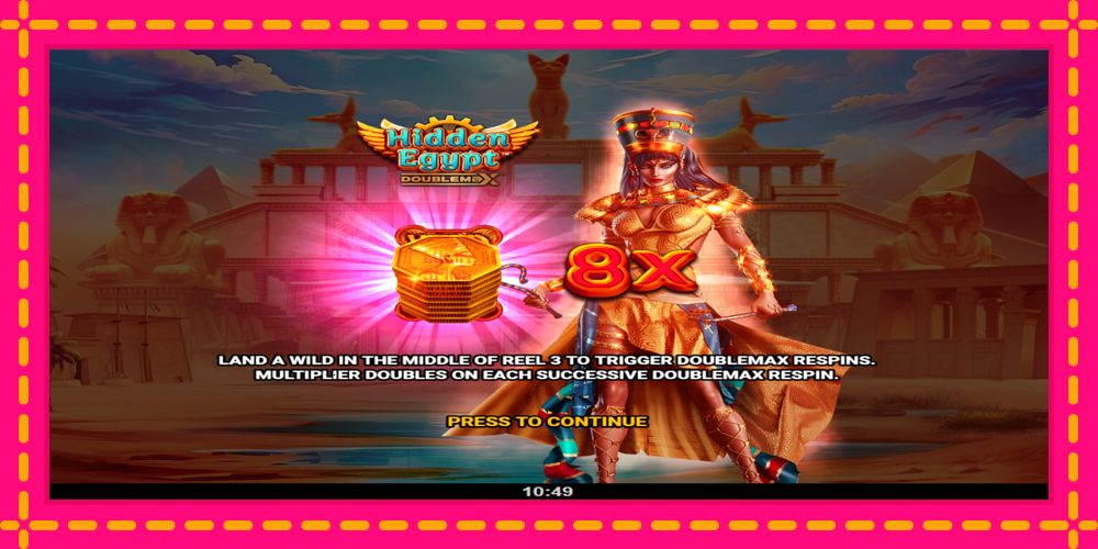 Hidden Egypt DoubleMax - thiết bị chơi game với phần thưởng độc đáo, hình ảnh 1