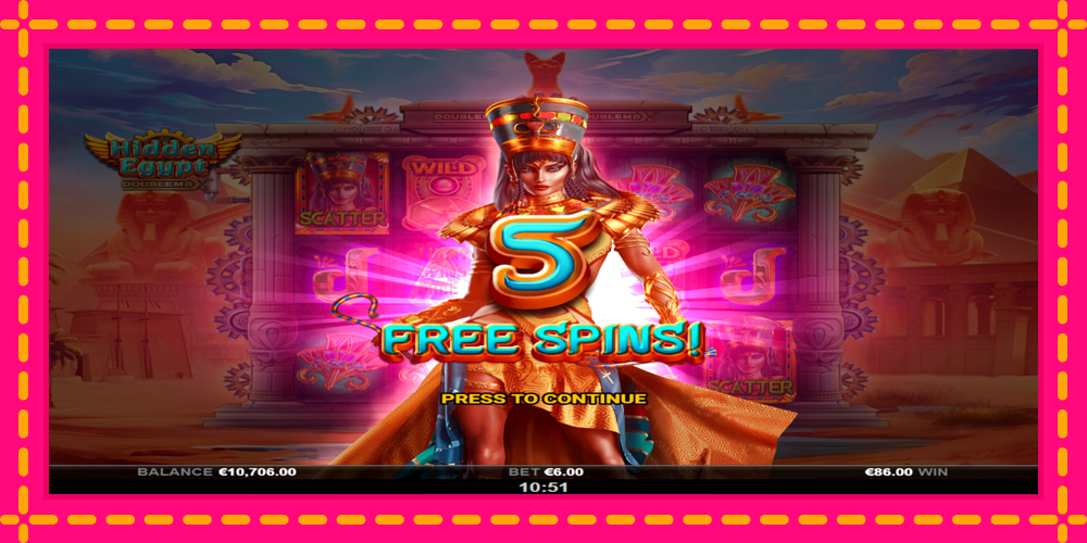 Hidden Egypt DoubleMax - thiết bị chơi game với phần thưởng độc đáo, hình ảnh 4