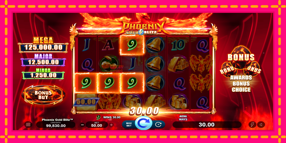 Phoenix Gold Blitz - thiết bị chơi game với phần thưởng độc đáo, hình ảnh 3