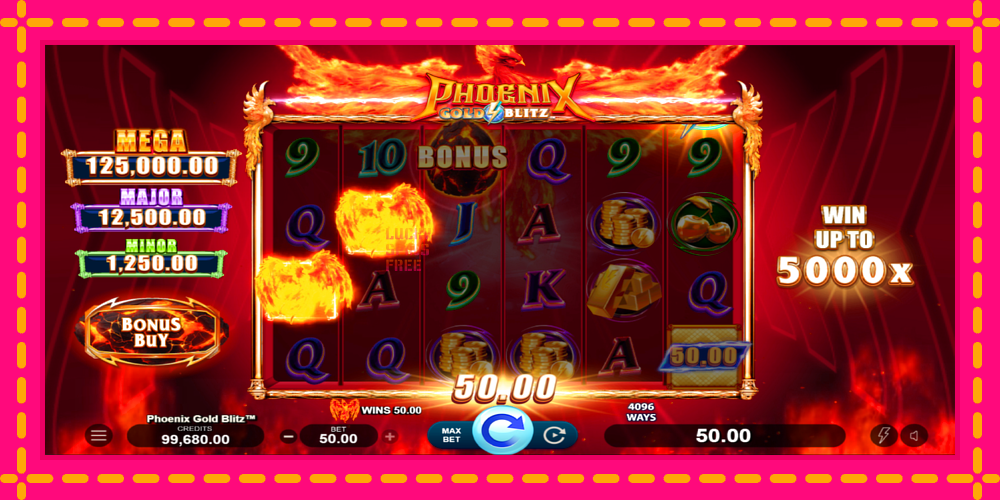 Phoenix Gold Blitz - thiết bị chơi game với phần thưởng độc đáo, hình ảnh 4