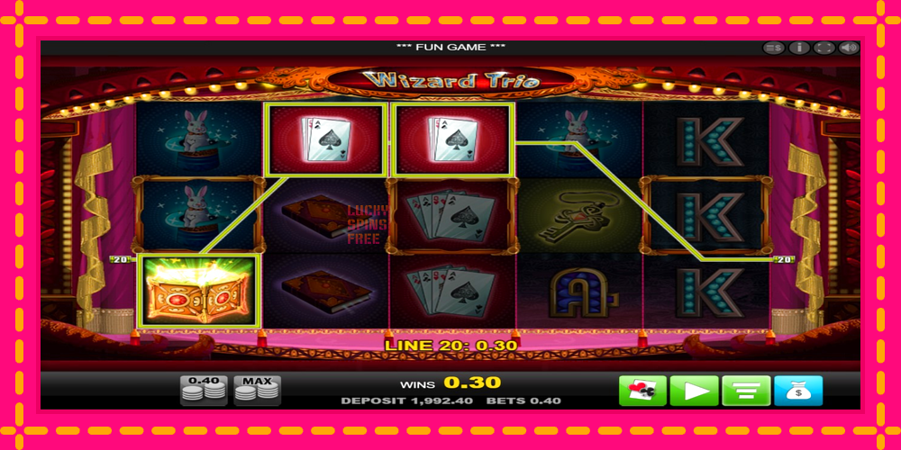 Wizard Trio - thiết bị chơi game với phần thưởng độc đáo, hình ảnh 2