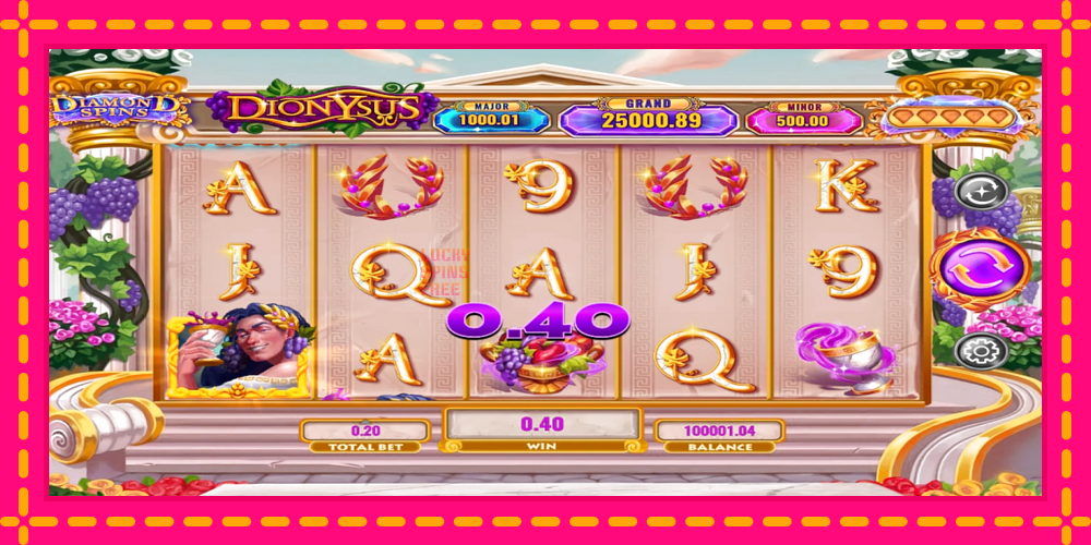 Diamond Spins Dionysus - thiết bị chơi game với phần thưởng độc đáo, hình ảnh 3