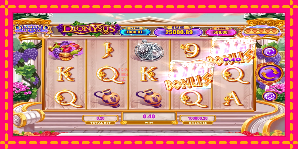 Diamond Spins Dionysus - thiết bị chơi game với phần thưởng độc đáo, hình ảnh 4