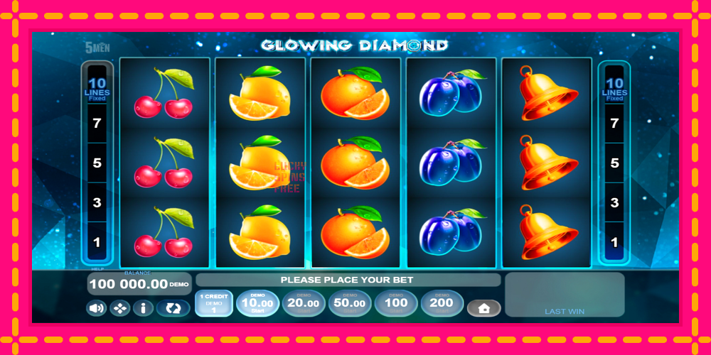 Glowing Diamond - thiết bị chơi game với phần thưởng độc đáo, hình ảnh 1