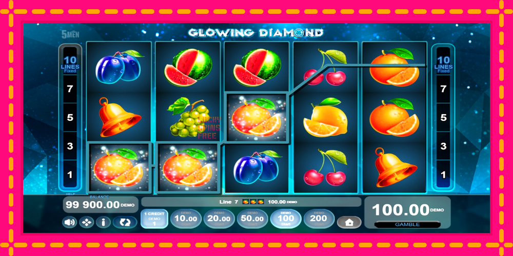 Glowing Diamond - thiết bị chơi game với phần thưởng độc đáo, hình ảnh 2