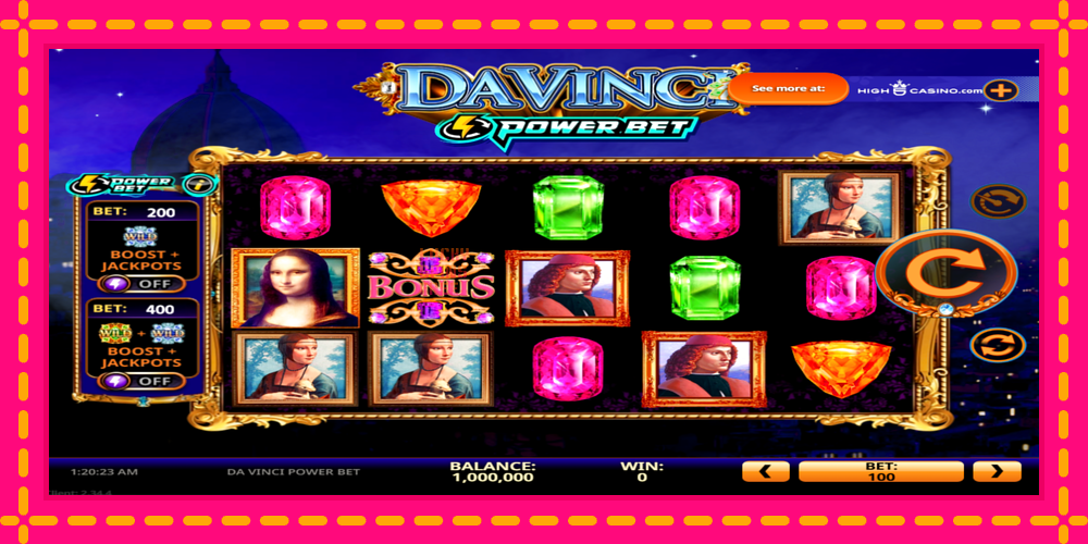 Da Vinci Power Bet - thiết bị chơi game với phần thưởng độc đáo, hình ảnh 2