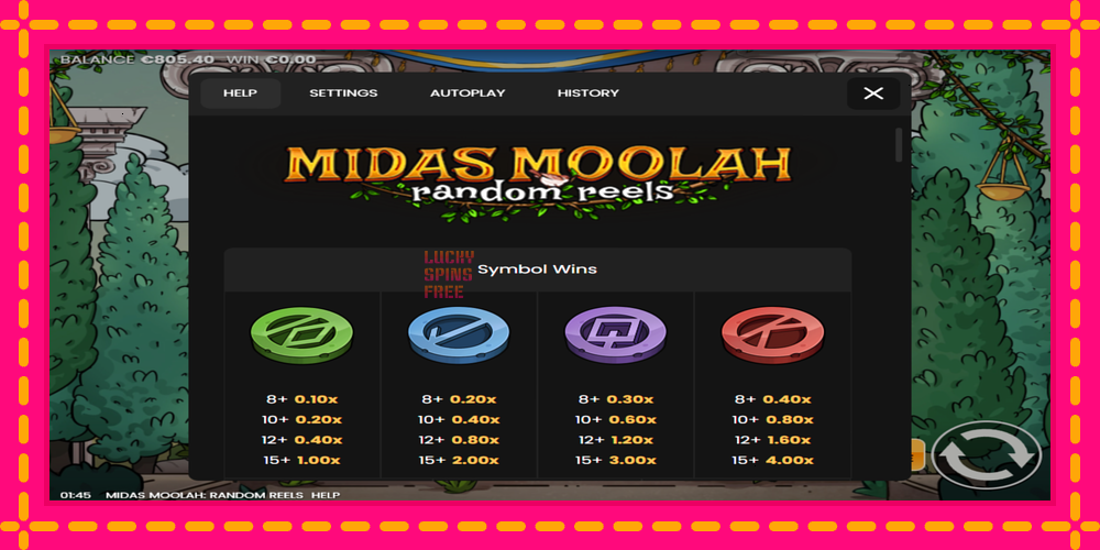 Midas Moolah Random Reels - thiết bị chơi game với phần thưởng độc đáo, hình ảnh 6