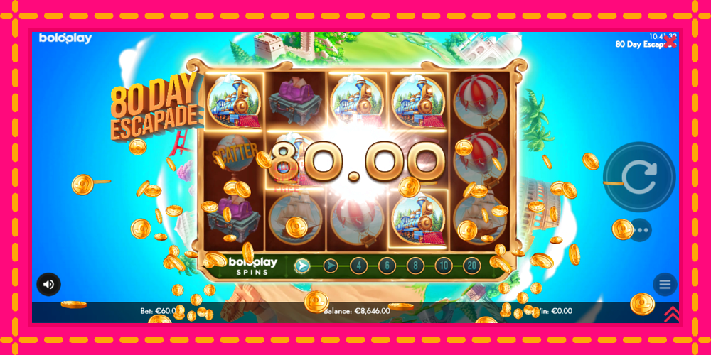 80 Day Escapade - thiết bị chơi game với phần thưởng độc đáo, hình ảnh 4