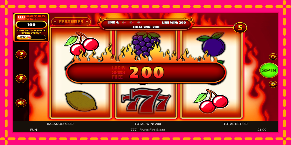 777 - Fruits Fire Blaze - thiết bị chơi game với phần thưởng độc đáo, hình ảnh 3