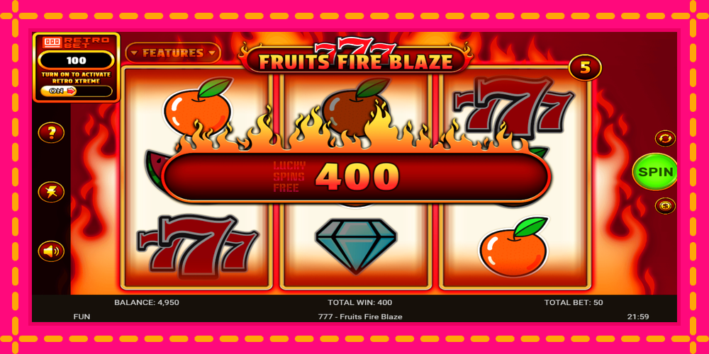 777 - Fruits Fire Blaze - thiết bị chơi game với phần thưởng độc đáo, hình ảnh 4