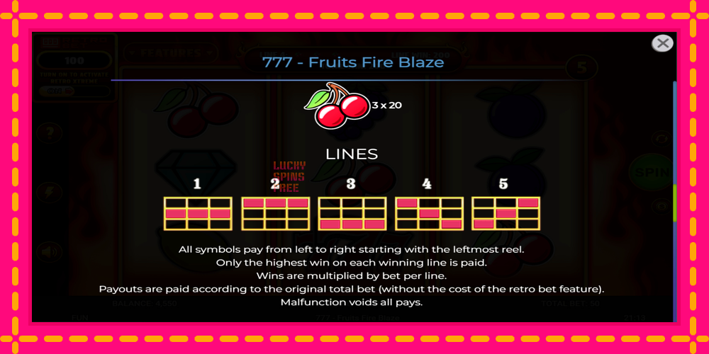 777 - Fruits Fire Blaze - thiết bị chơi game với phần thưởng độc đáo, hình ảnh 7